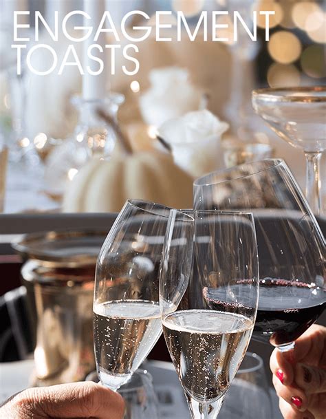 champagne toasts for engaged couples